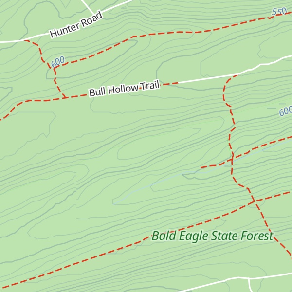 Map of Buck Mountain
