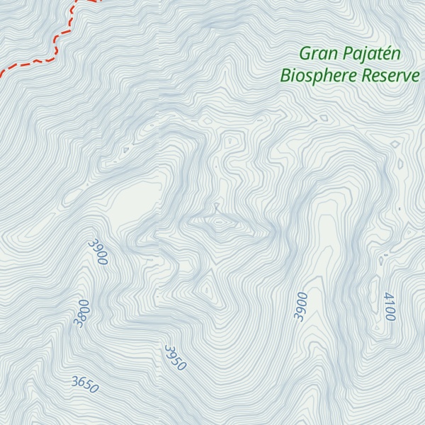 Map of Cerro Alto Laguna