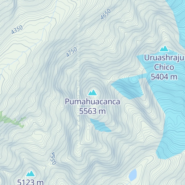Map of Pumahuacanca