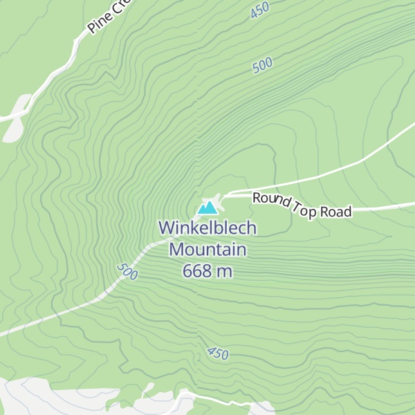 Map of Winkelblech Mountain