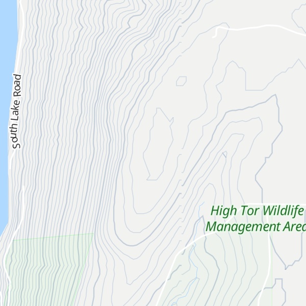 Map of South Hill