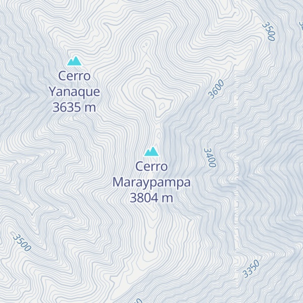 Map of Cerro Maraypampa