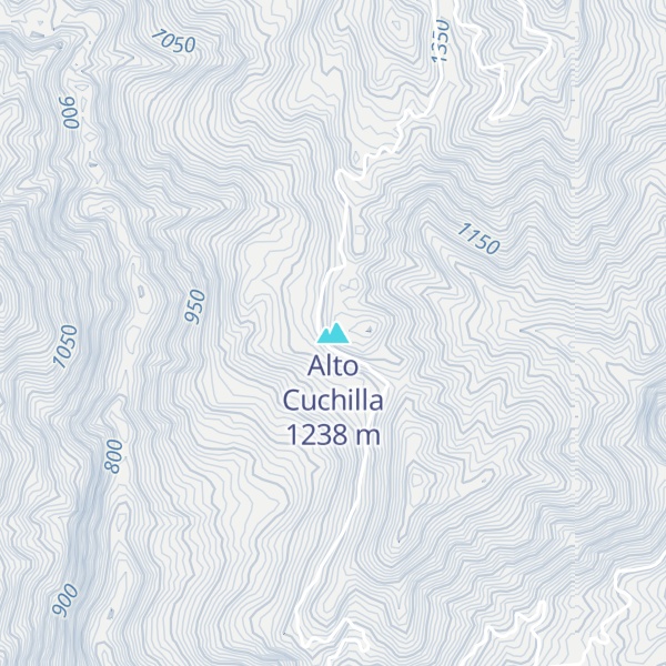 Map of Alto Cuchilla