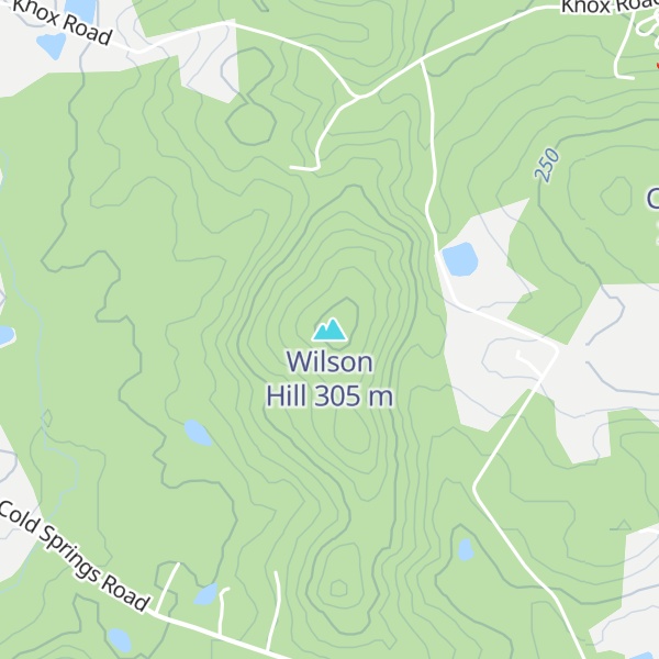 Map of Wilson Hill