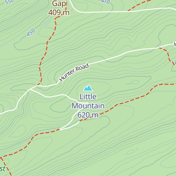 Map of Little Mountain