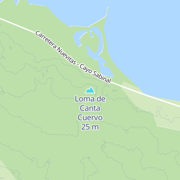 Map of Loma de Canta Cuervo