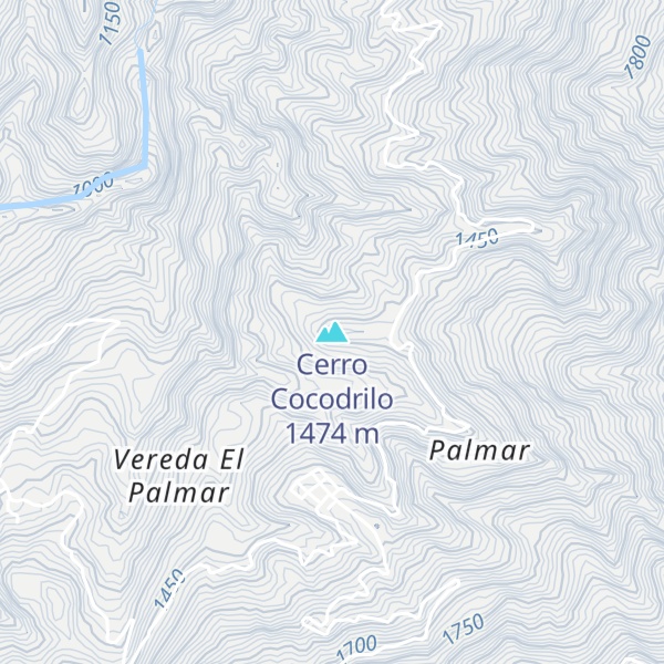 Map of Cerro Cocodrilo
