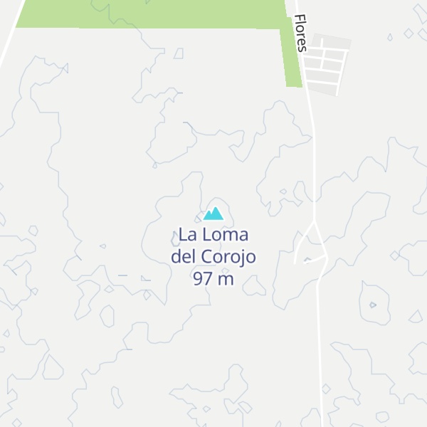 Map of La Loma del Corojo
