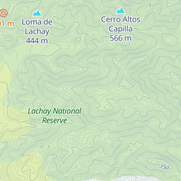 Map of Cerro Mensia