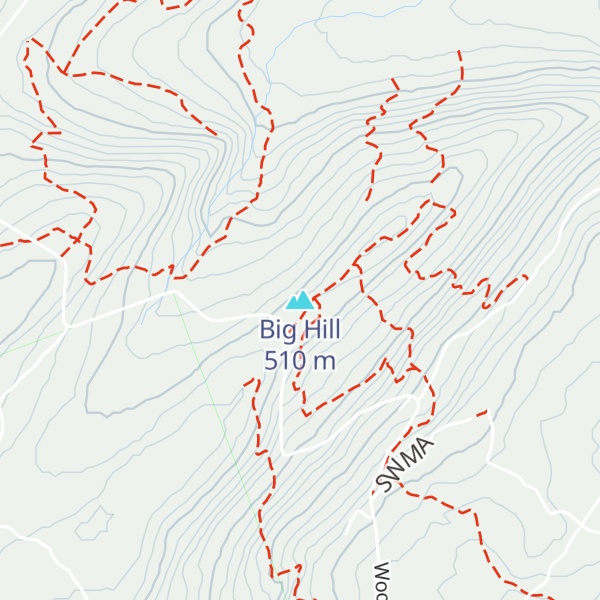 Map of Big Hill