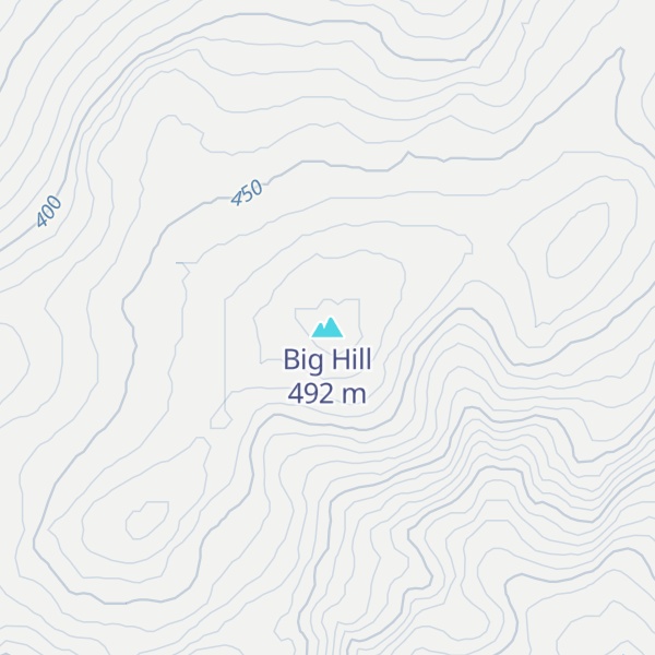 Map of Big Hill