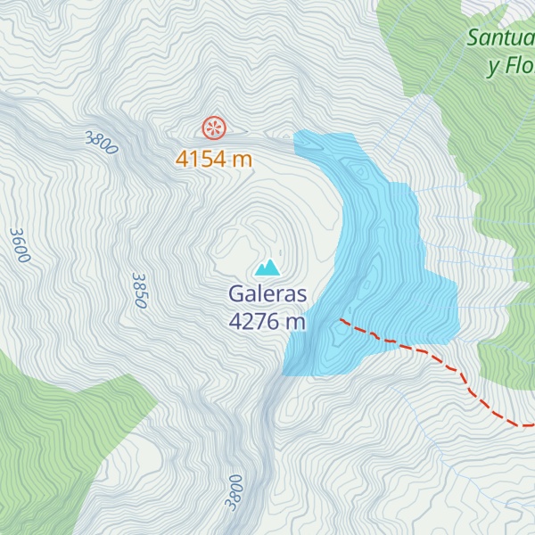 Map of Galeras