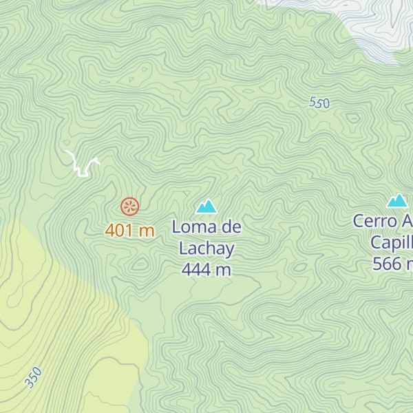 Map of Loma de Lachay