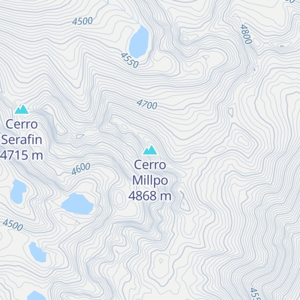 Map of Cerro Millpo