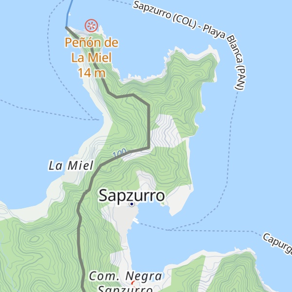 Map of Cerro Medio