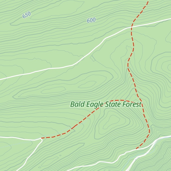 Map of Rupp Mountain