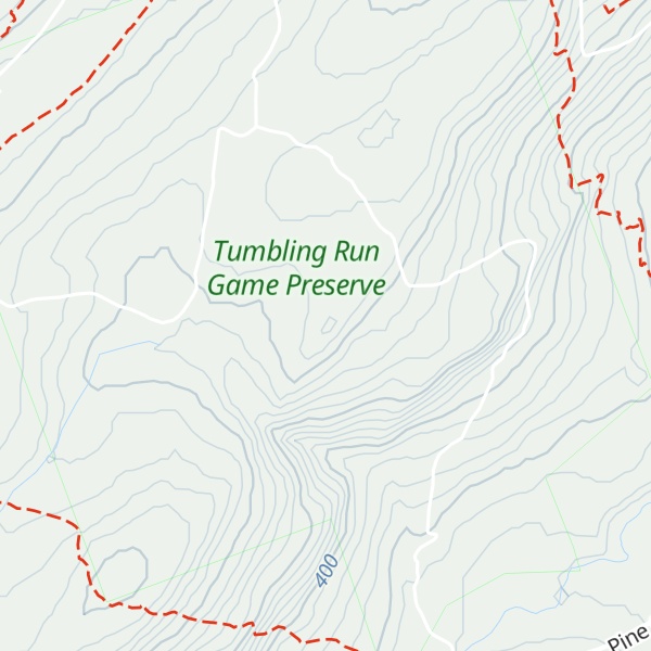 Map of Lewis Rocks