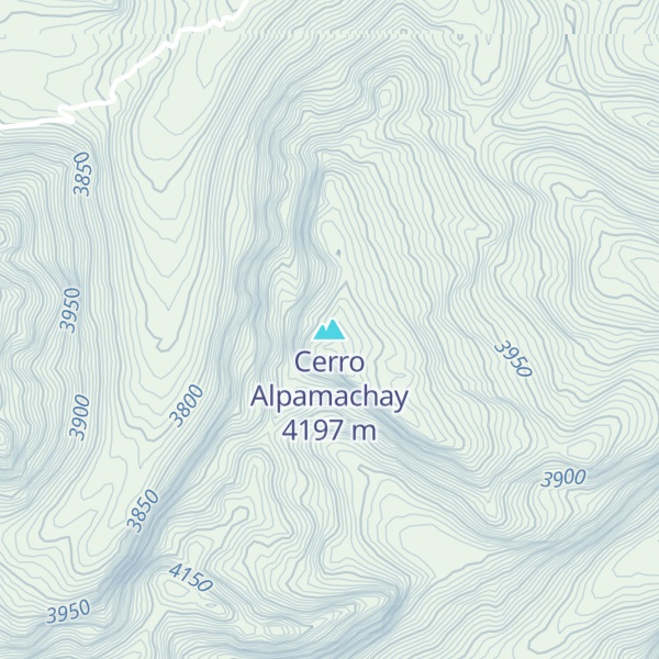 Map of Cerro Alpamachay