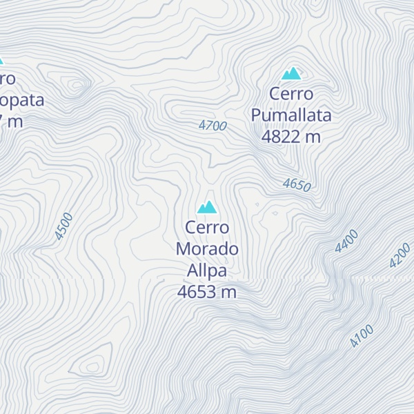Map of Cerro Morado Allpa