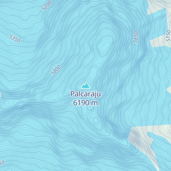 Map of Palcaraju