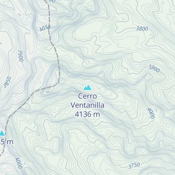 Map of Cerro Ventanilla