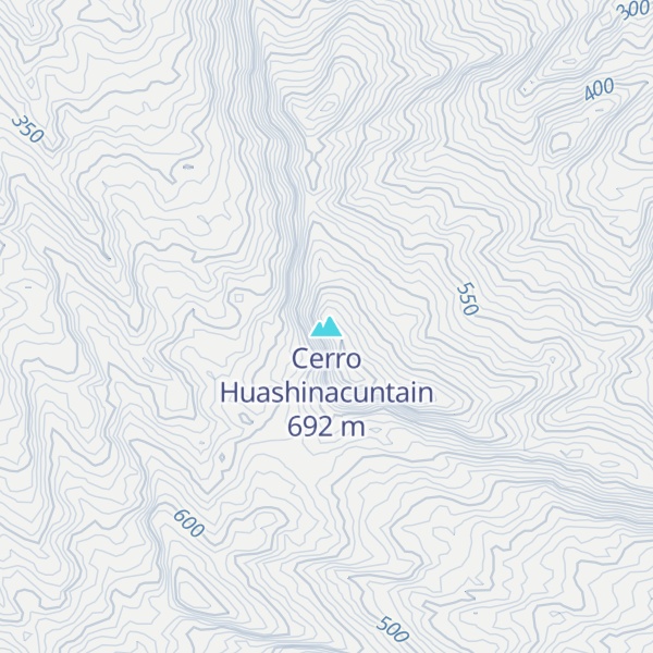 Map of Cerro Huashinacuntain