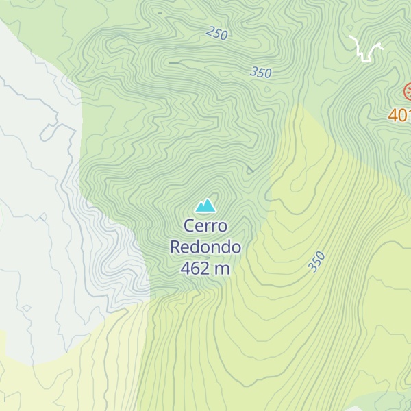 Map of Cerro Redondo