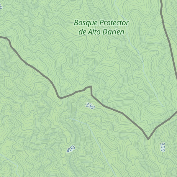Map of Cerro Sandé
