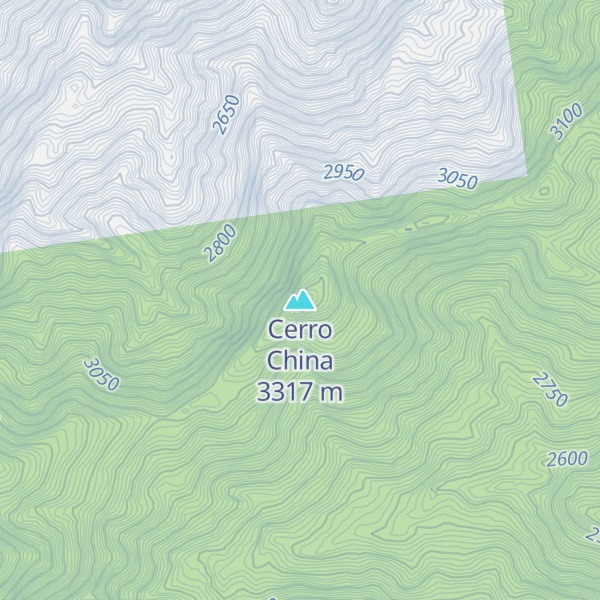 Map of Cerro China