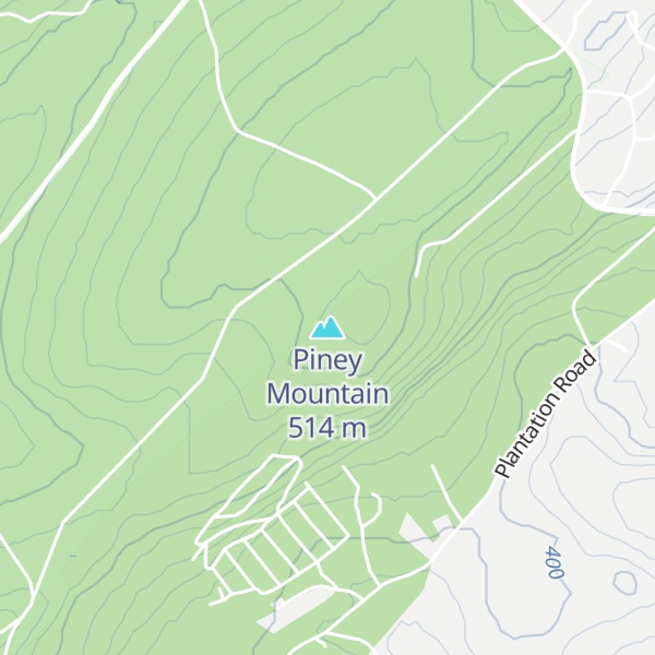 Map of Piney Mountain