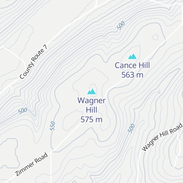 Map of Wagner Hill