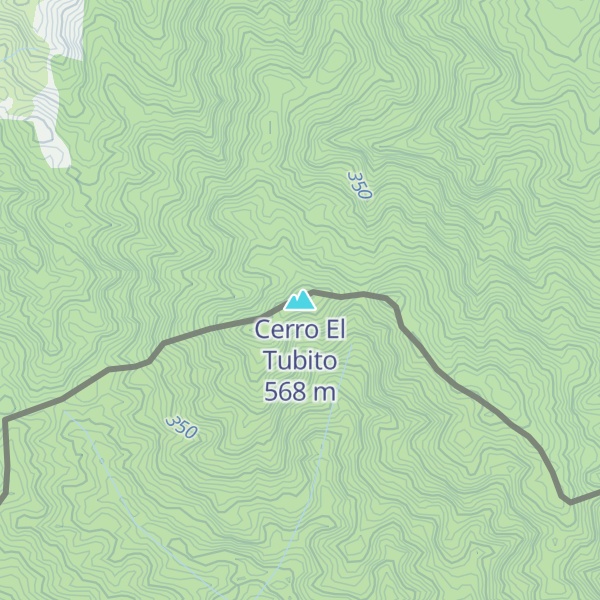 Map of Cerro El Tubito