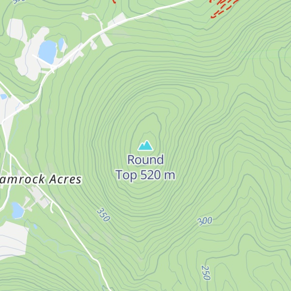 Map of Round Top