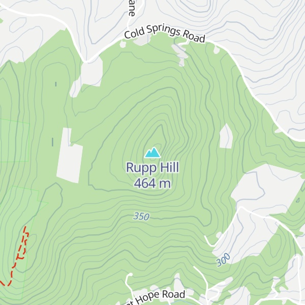 Map of Rupp Hill