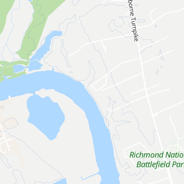 Map of Chaffin Bluff