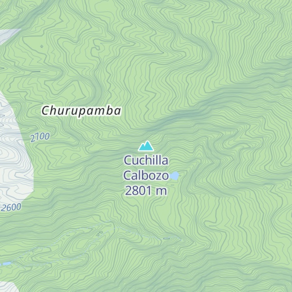 Map of Cuchilla Calbozo