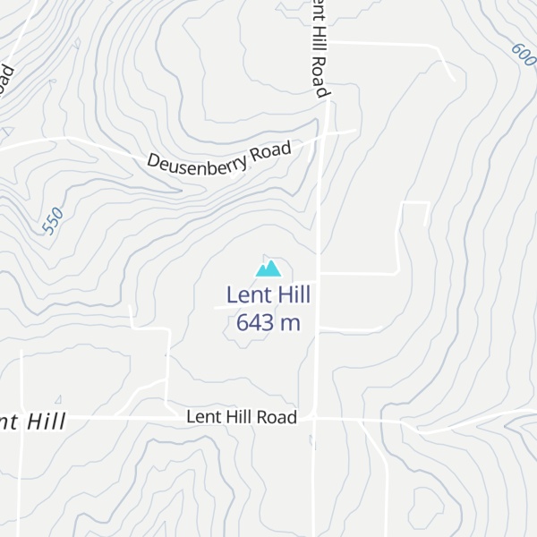 Map of Lent Hill