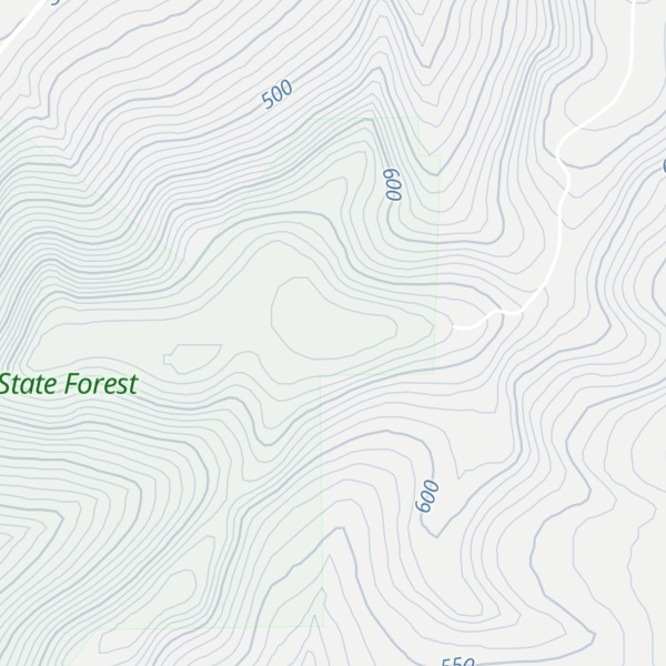 Map of Mount Tom