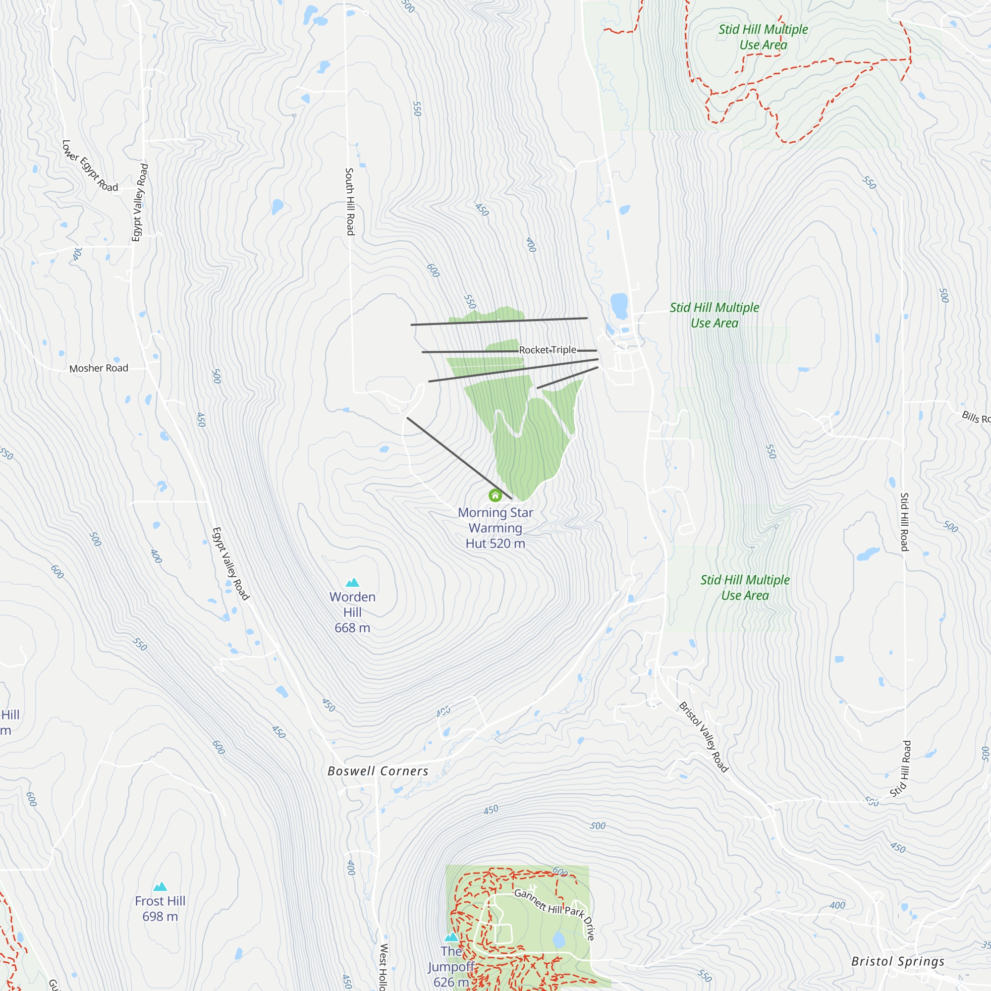 Morning Star Warming Hut map