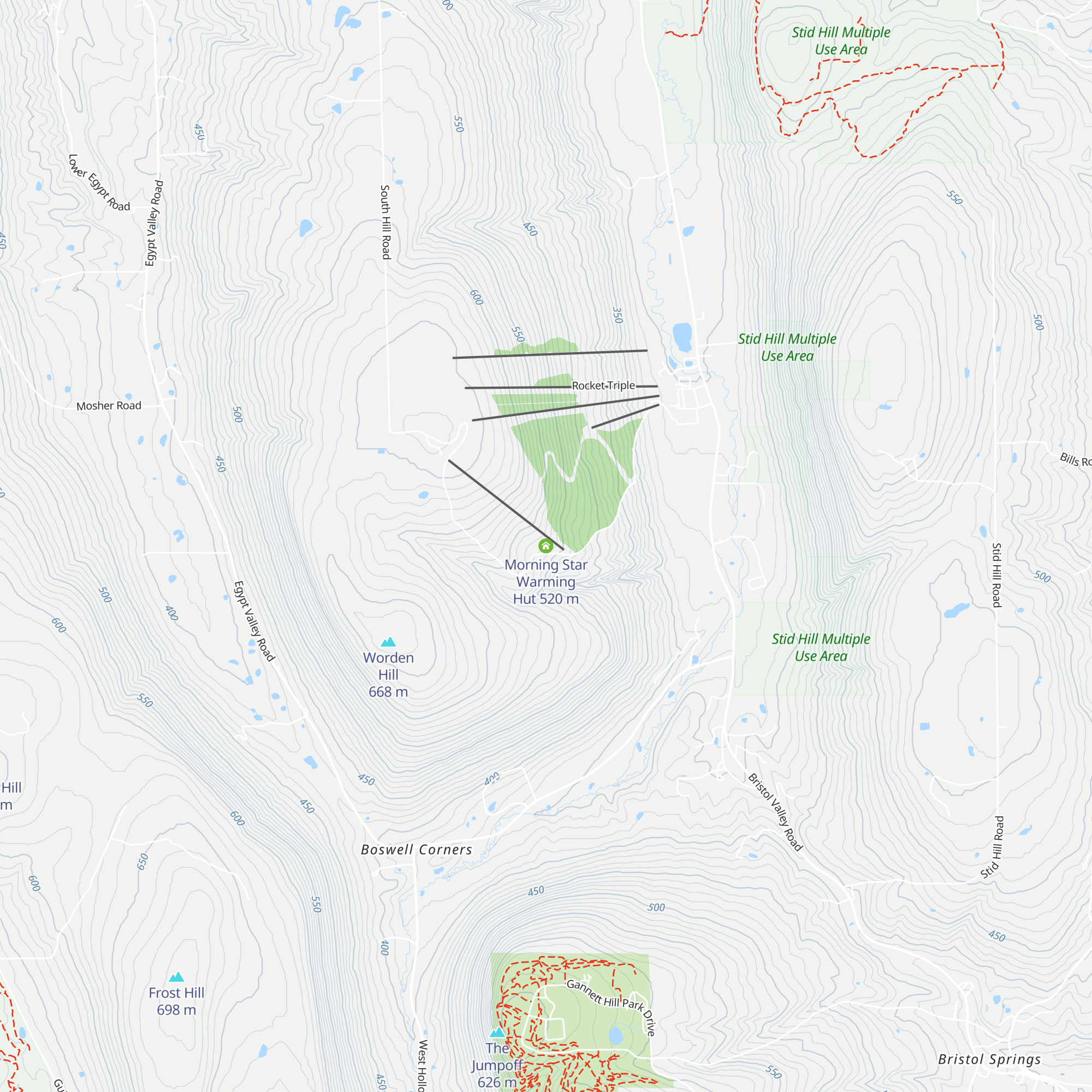 Morning Star Warming Hut map