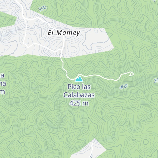 Map of Pico las Calabazas