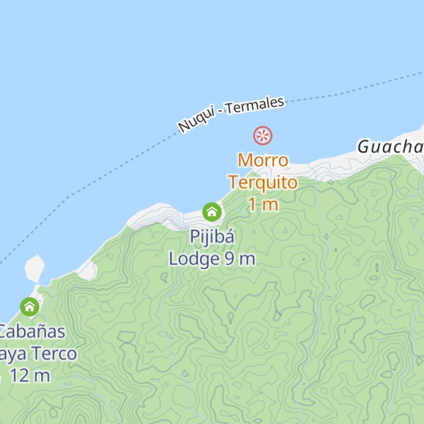 Map of Pijibá Lodge