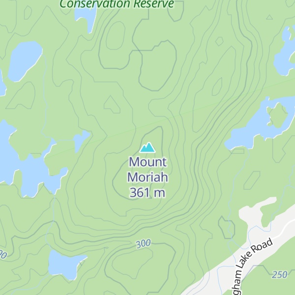 Map of Mount Moriah