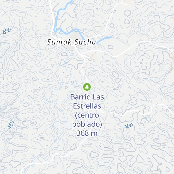 Map of Barrio Las Estrellas (centro poblado)