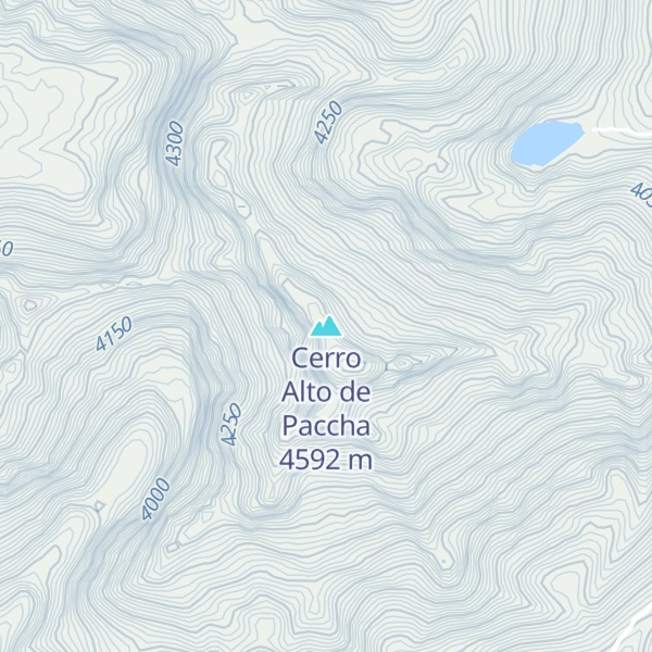 Map of Cerro Alto de Paccha