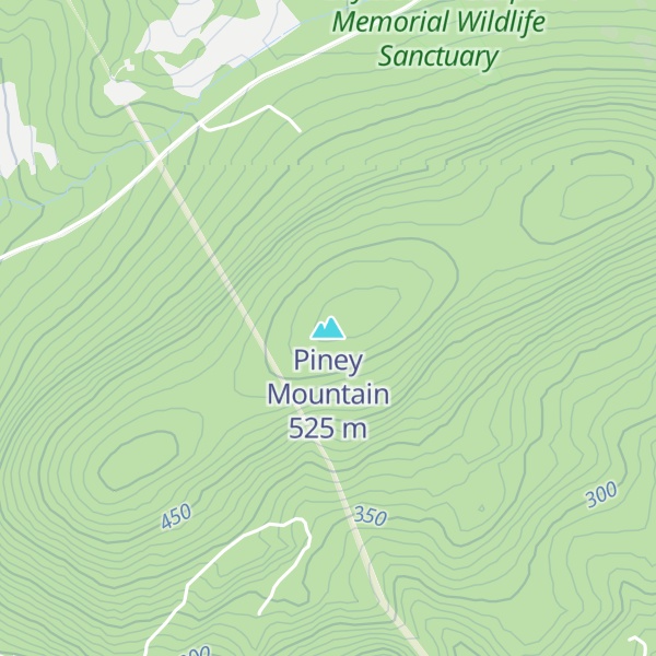 Map of Piney Mountain