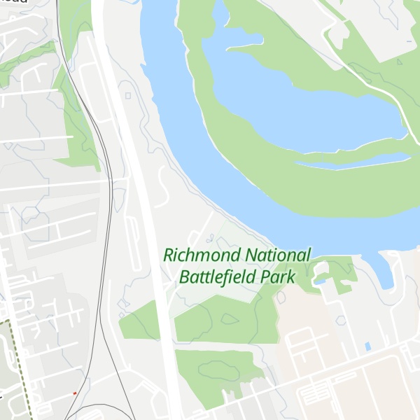 Map of Drewrys Bluff