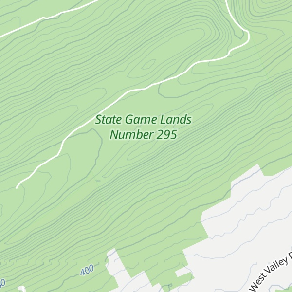 Map of Sugar Valley Mountain