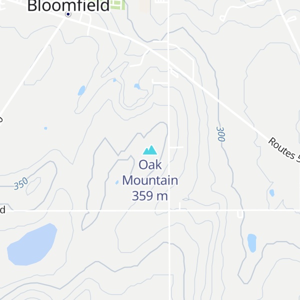 Map of Oak Mountain