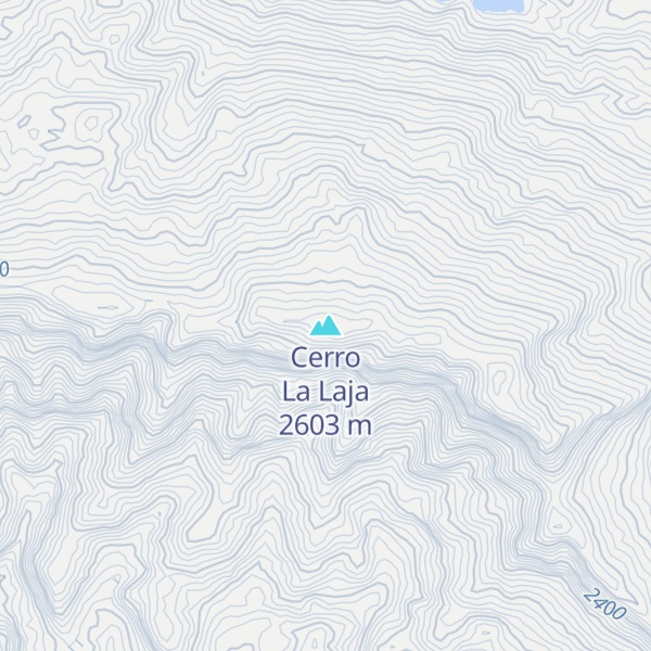 Map of Cerro La Laja